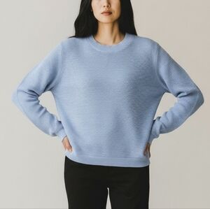 Contemporaine Par Simons textured ribbed knit crew neck sweater